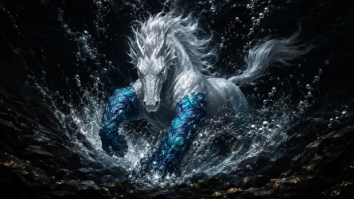 水马数字视觉复原图