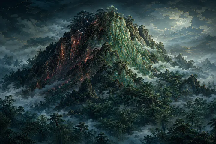 羭次之山山体视觉资料