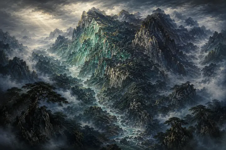 潘侯之山山体视觉资料